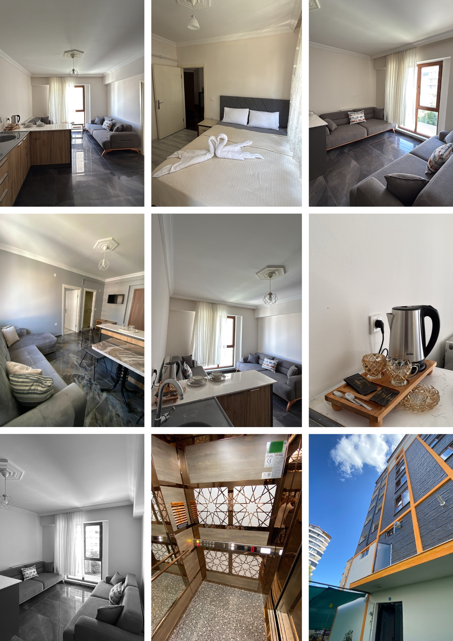 Beige Aesthetic Modern Natural Cosmetics Photo Collage A4 Document(2)