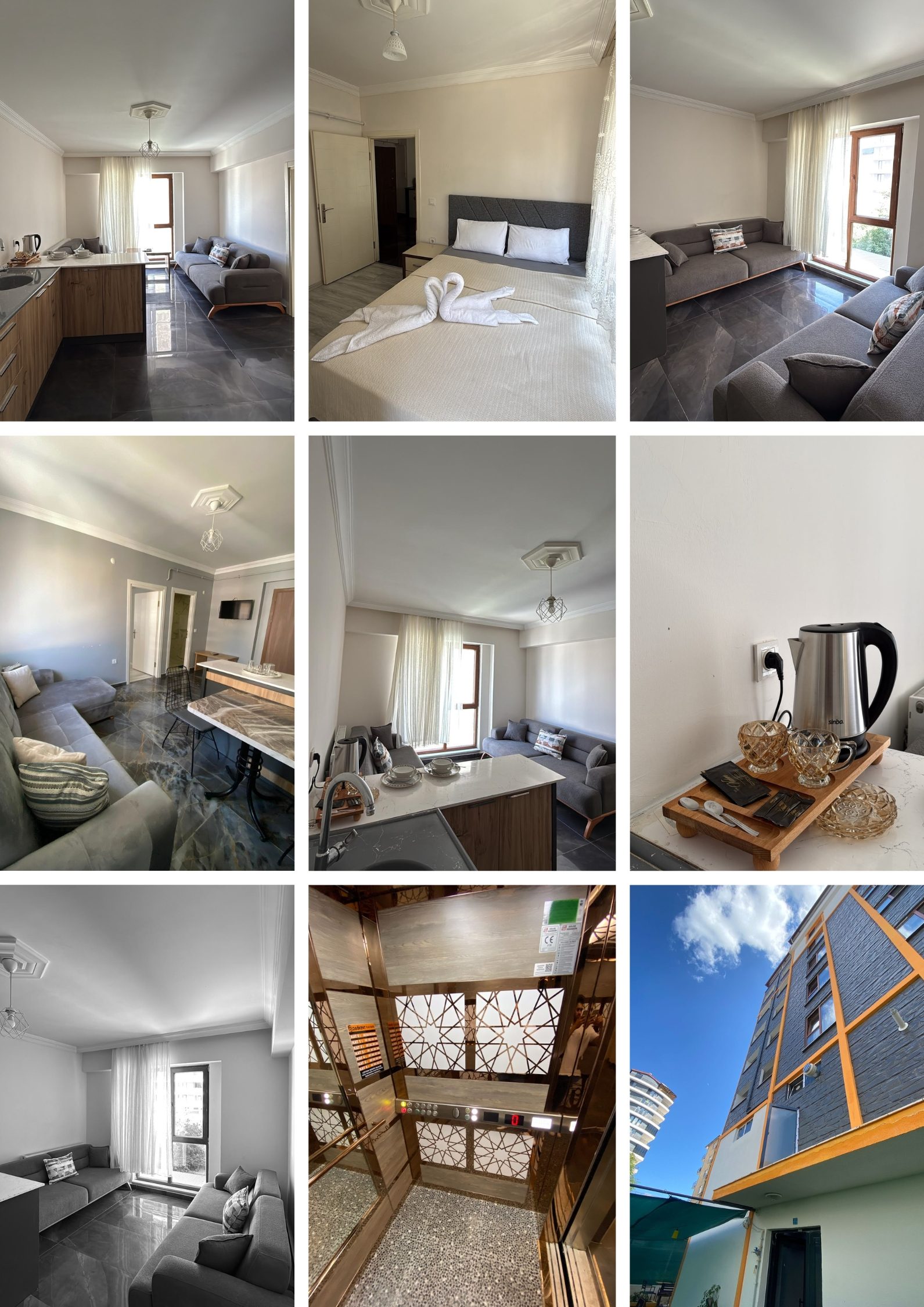 Beige Aesthetic Modern Natural Cosmetics Photo Collage A4 Document(2)